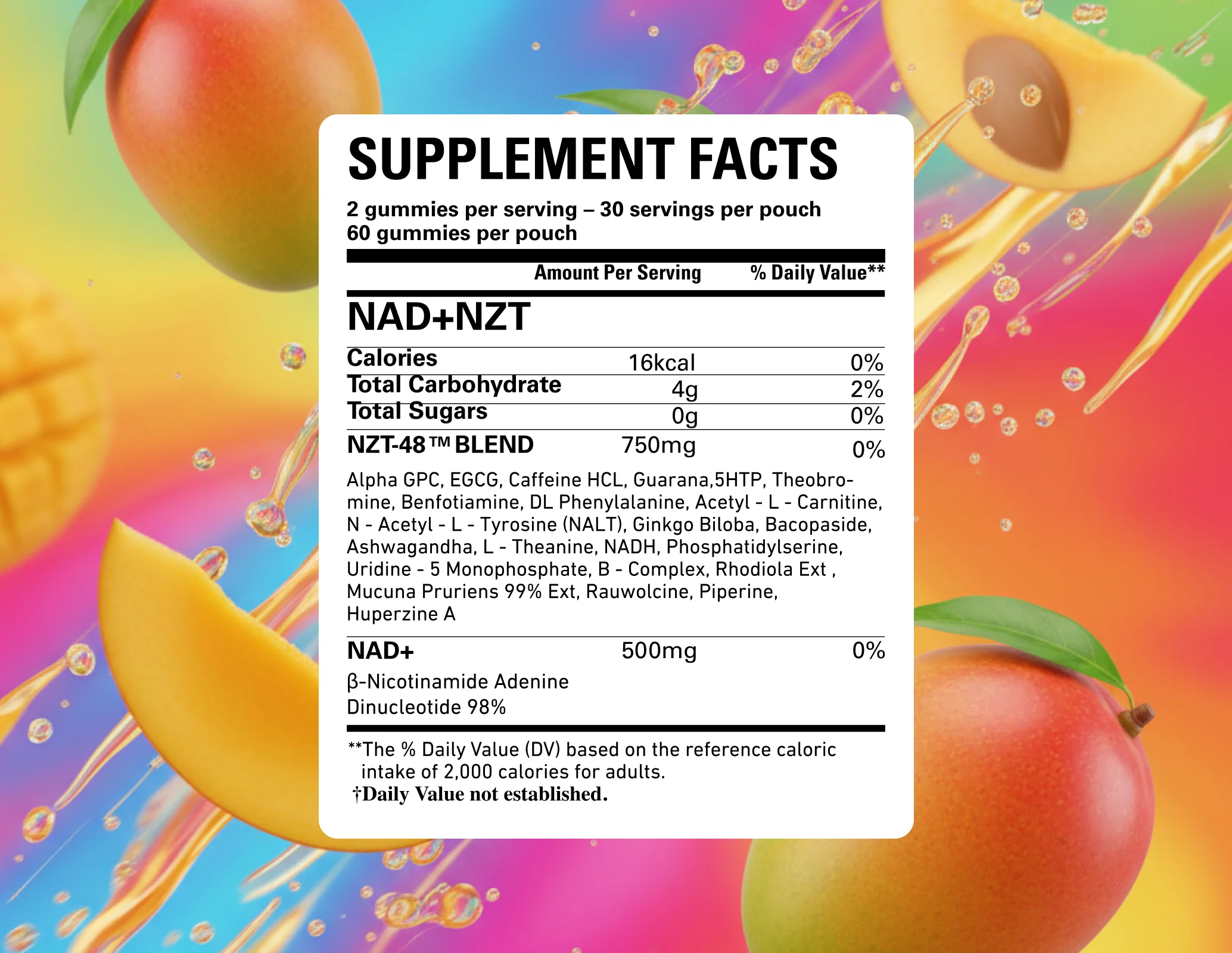 NZT-48 NAD+ NOCOTINAMIDE ADENINE GUMMIES - Image 5