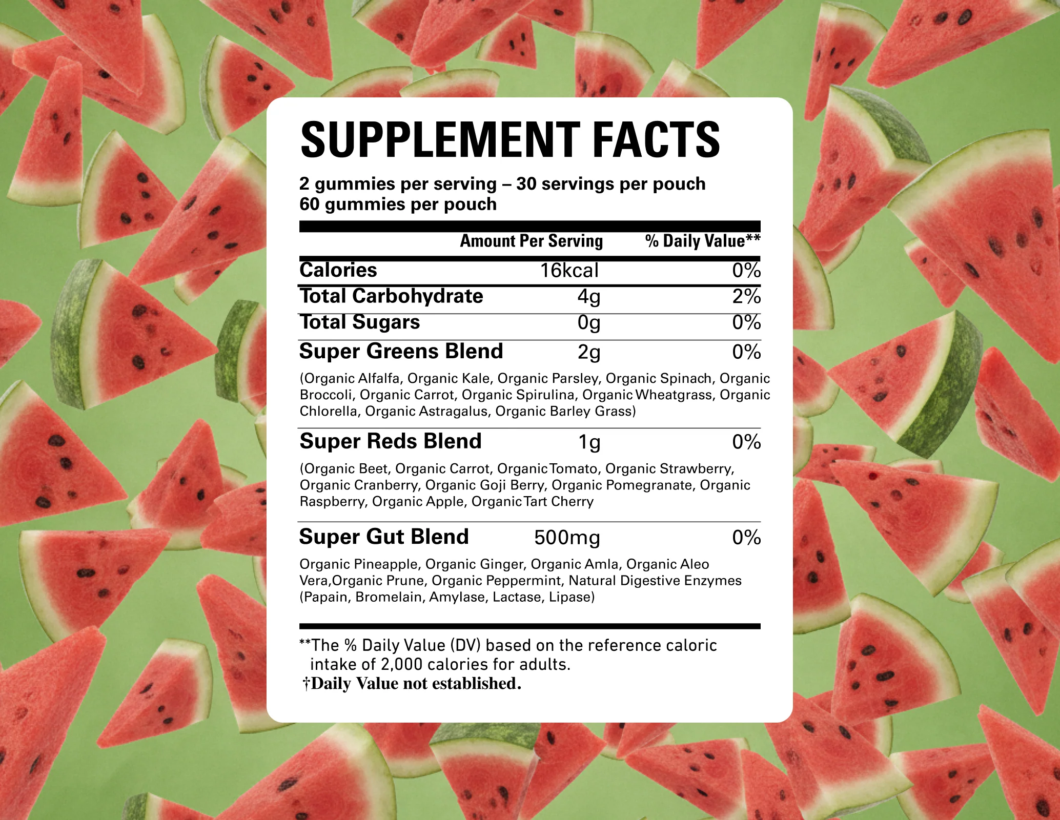 SuperFoods Super Greens Blend Gummies - Image 4