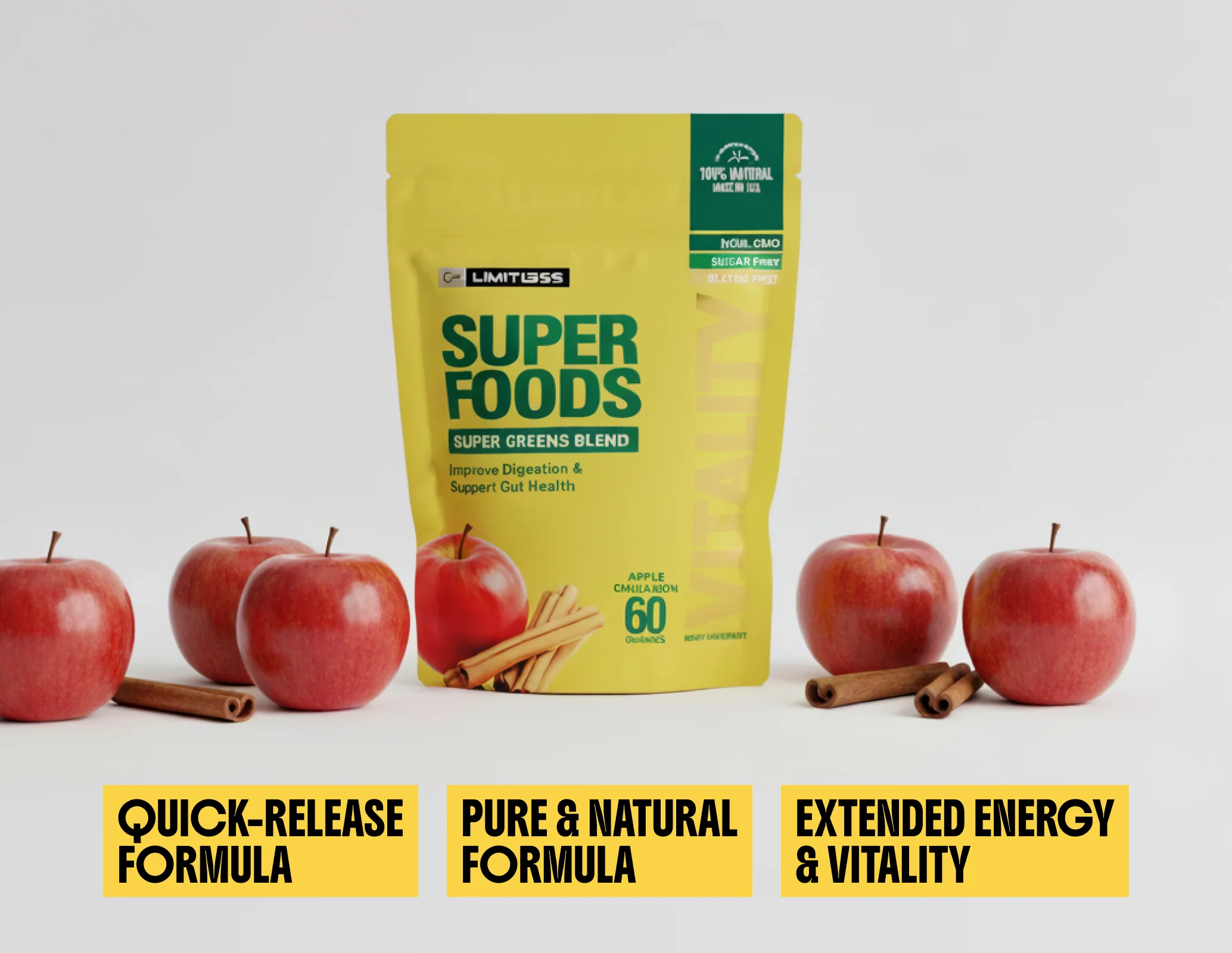 SuperFoods Super Greens Blend Gummies - Image 5